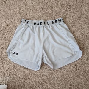 Silver/White Small Under Armour Shorts